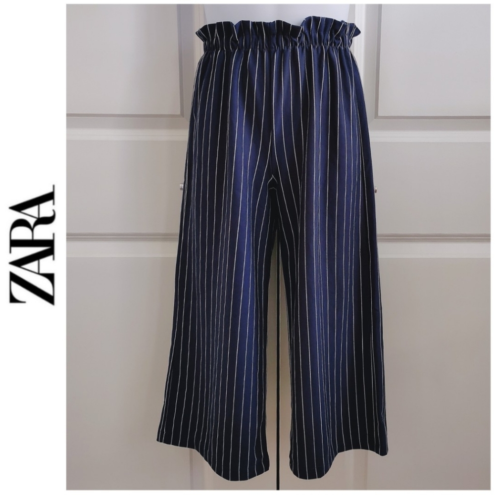 Blue & White Pinstripe Pants